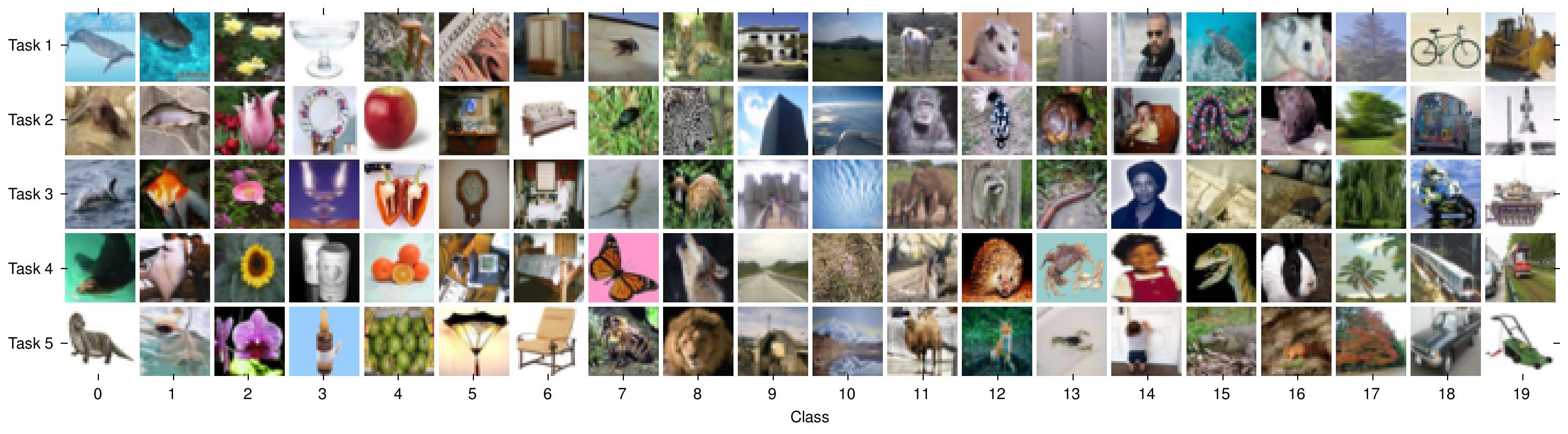 DomainCIFAR100 task illustration.